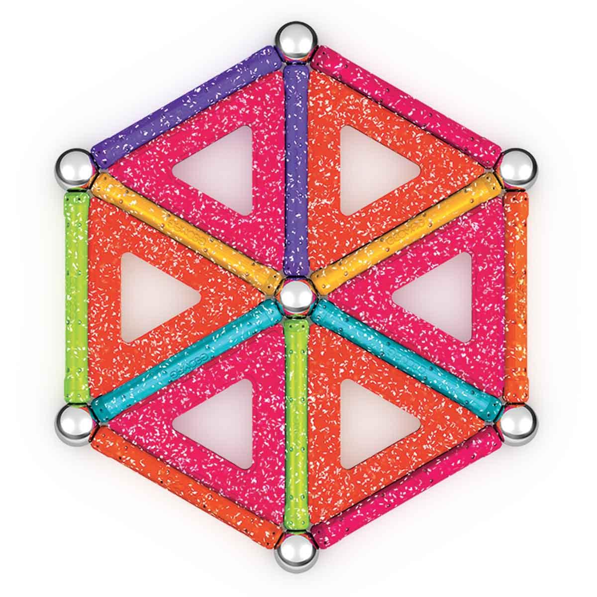 Geomag Glitter Simli Manyetik Zeka Çubukları 35 Parça