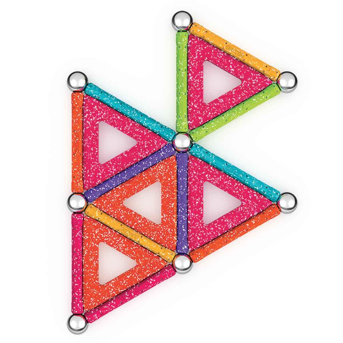 Geomag Glitter Simli Manyetik Zeka Çubukları 35 Parça