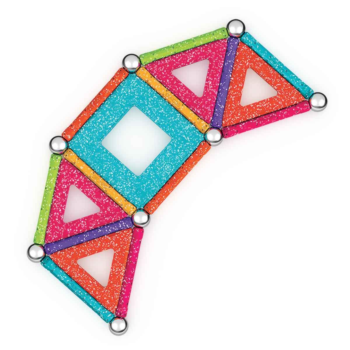 Geomag Glitter Simli Manyetik Zeka Çubukları 35 Parça