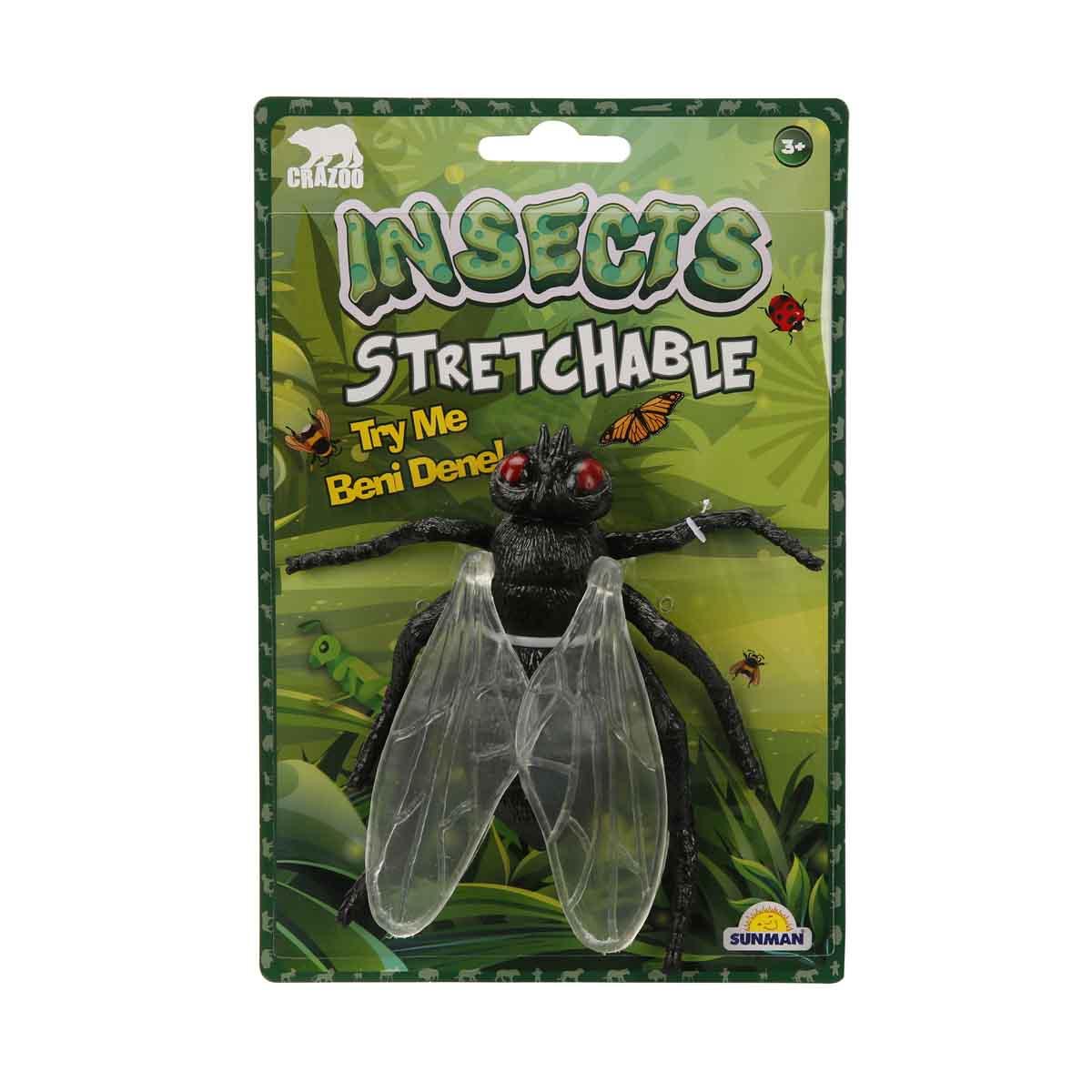 Streç Uzayan Böcek Serisi - Yeşil Çekirge Peygamber Devesi Sinek Arı Hamam Böceği ve Kalorifer Böceği