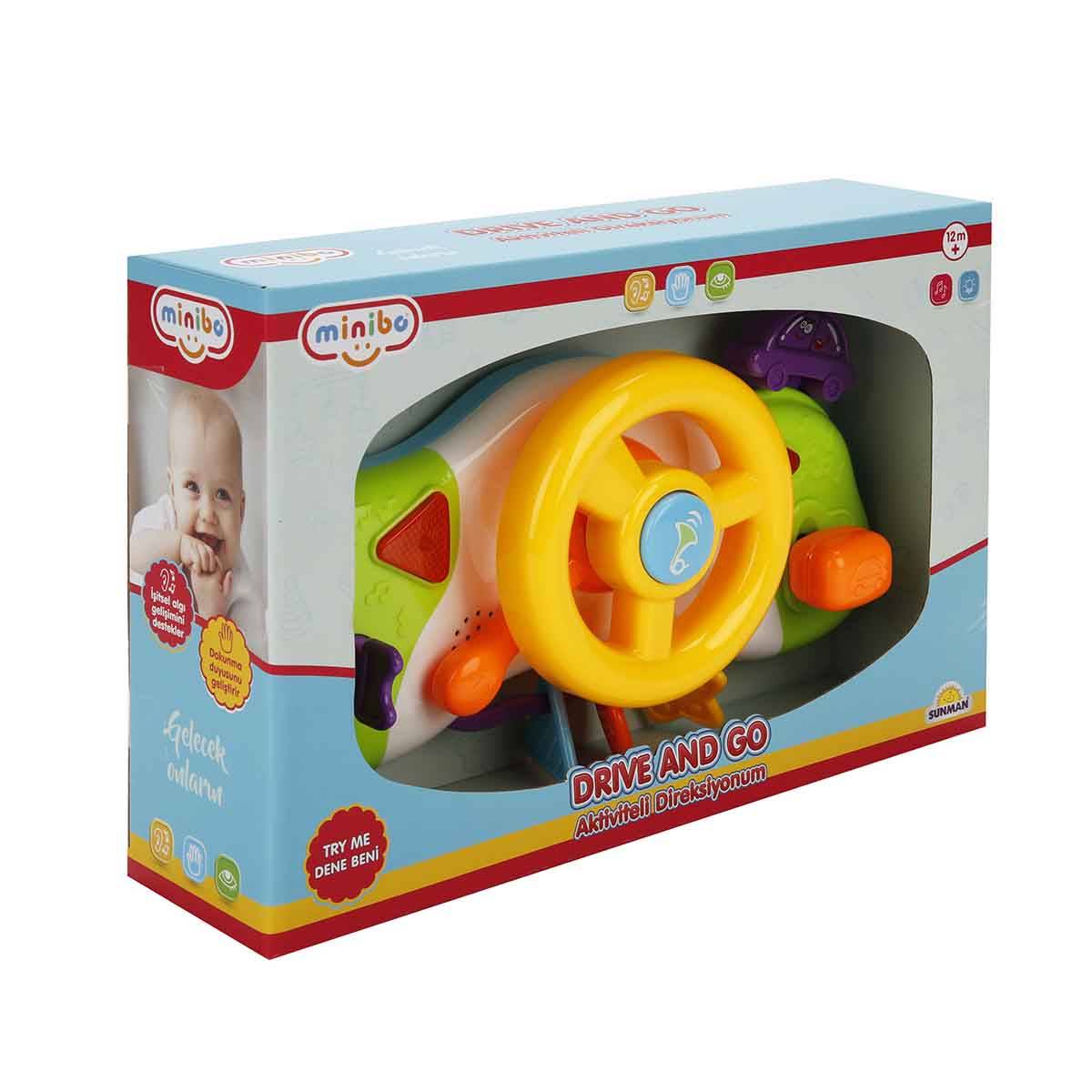 Minibo Sesli ve Işıklı Aktiviteli Direksiyonum