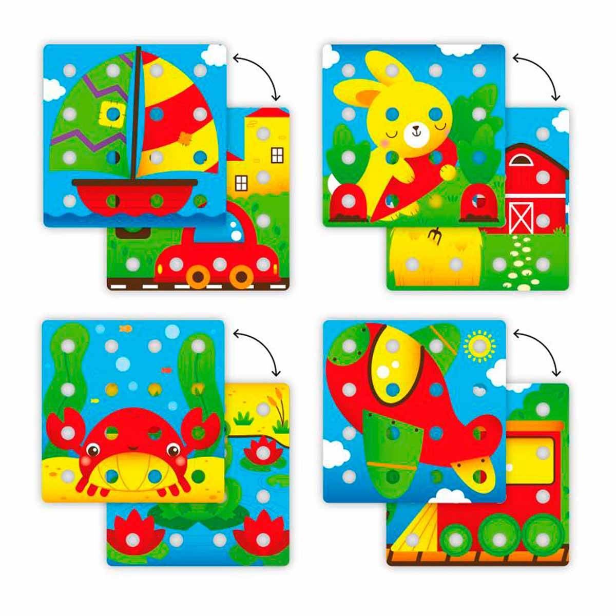 Quercetti Jumbo Peggy Mozaik Seti