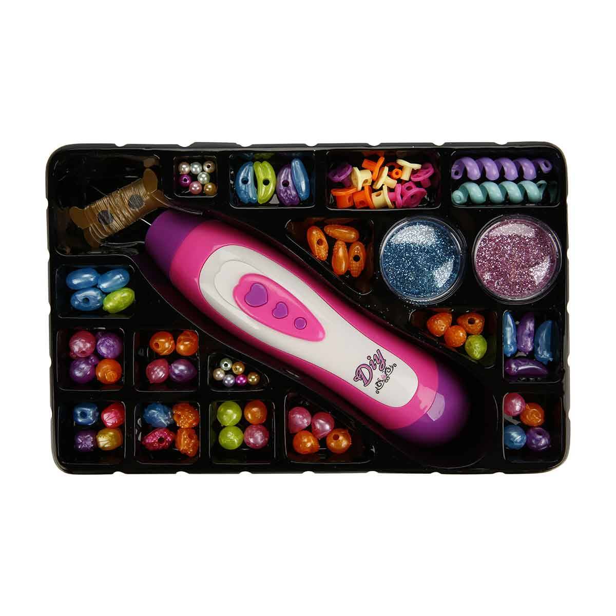 Boncuklu Saç Tasarım Makinesi Hobi Seti