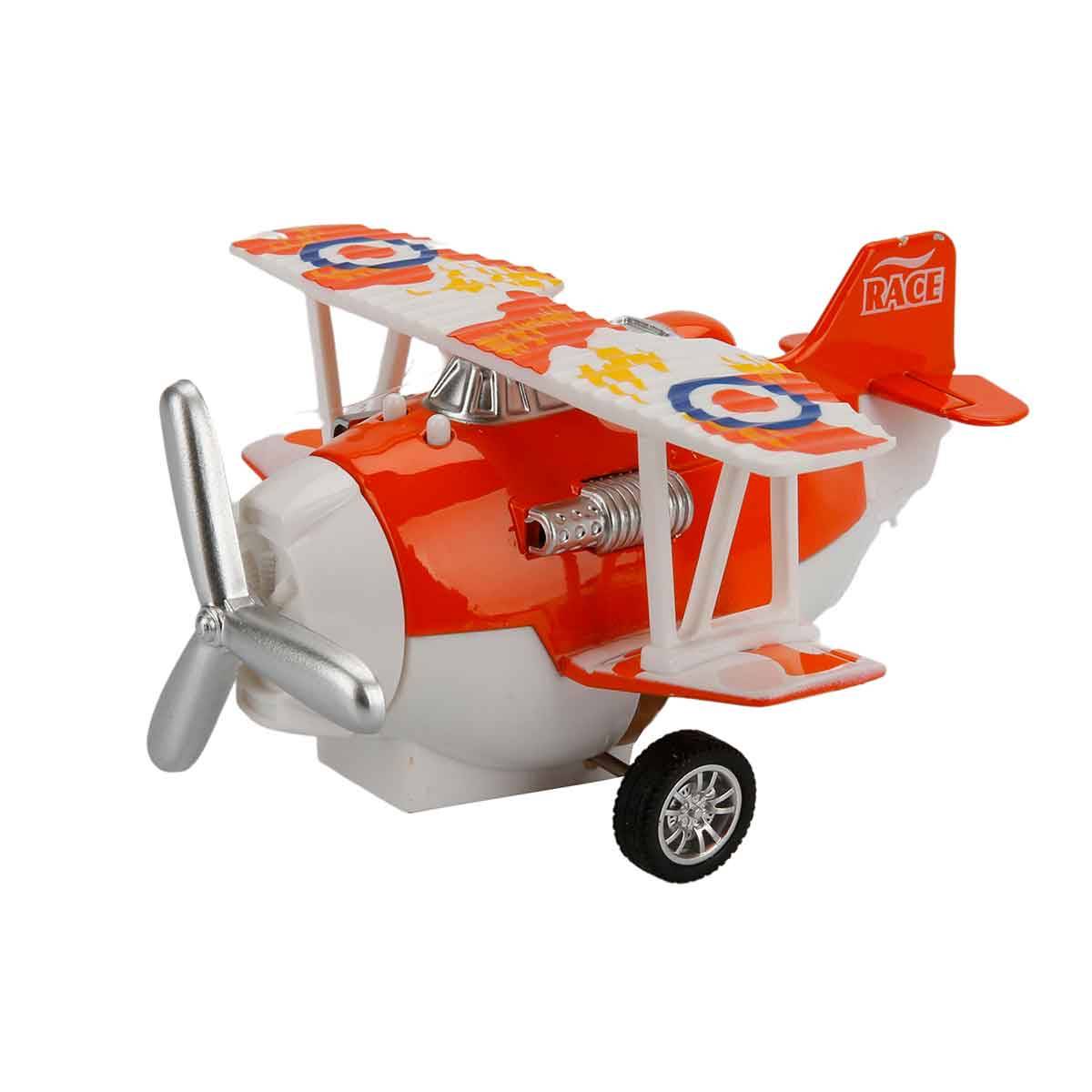 Sesli Ve Işıklı Metal Uçak 12 cm