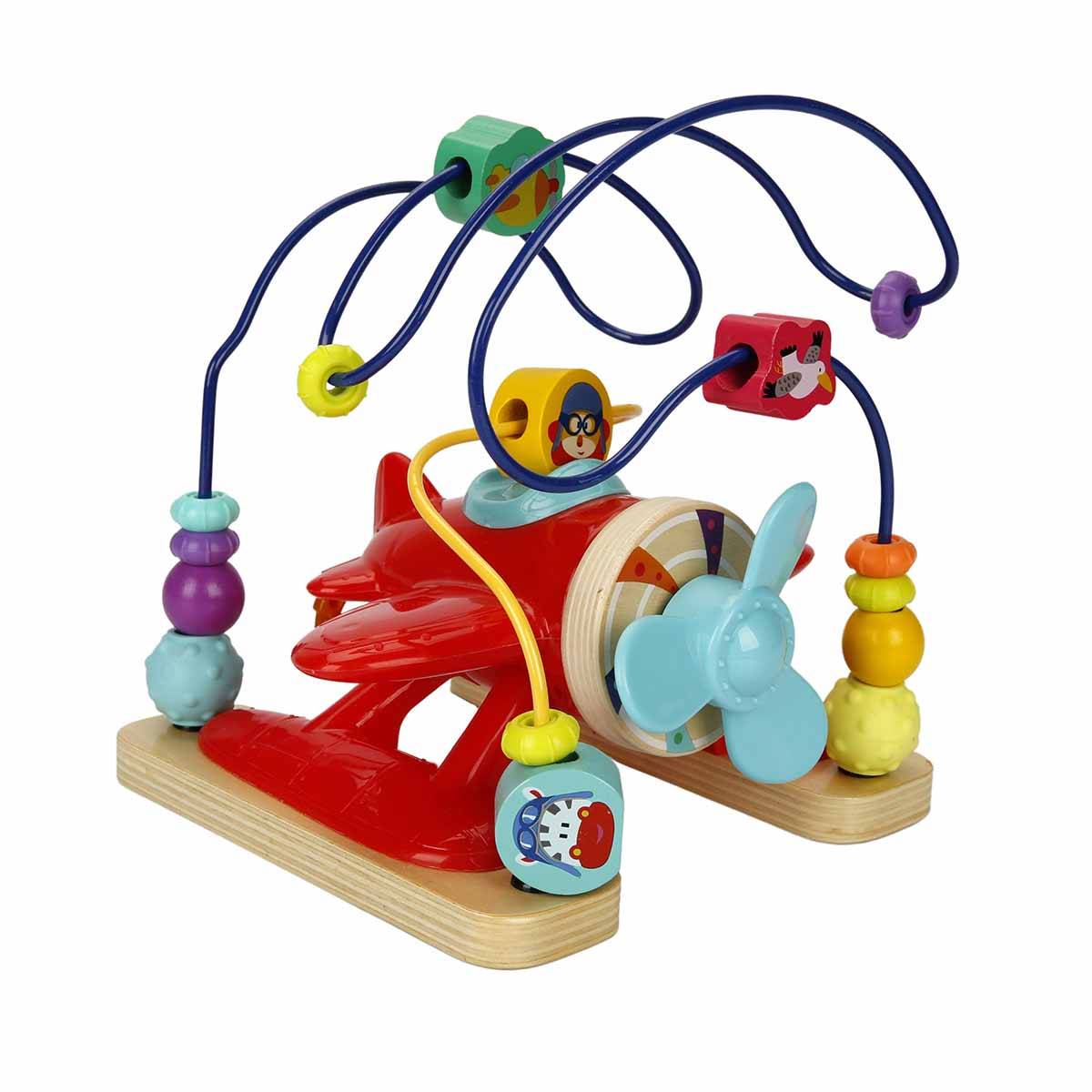 Woody Ahşap Boncuklu Pervaneli İlk Uçağım