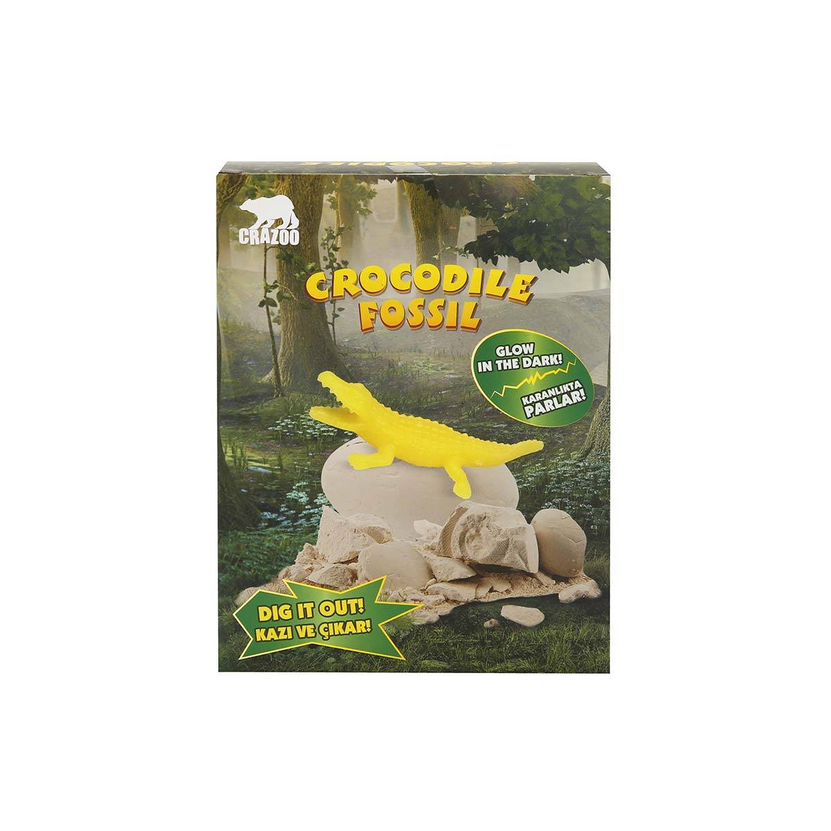 Fosil Kazı Seti: Karanlıkta Parlayan Timsah
