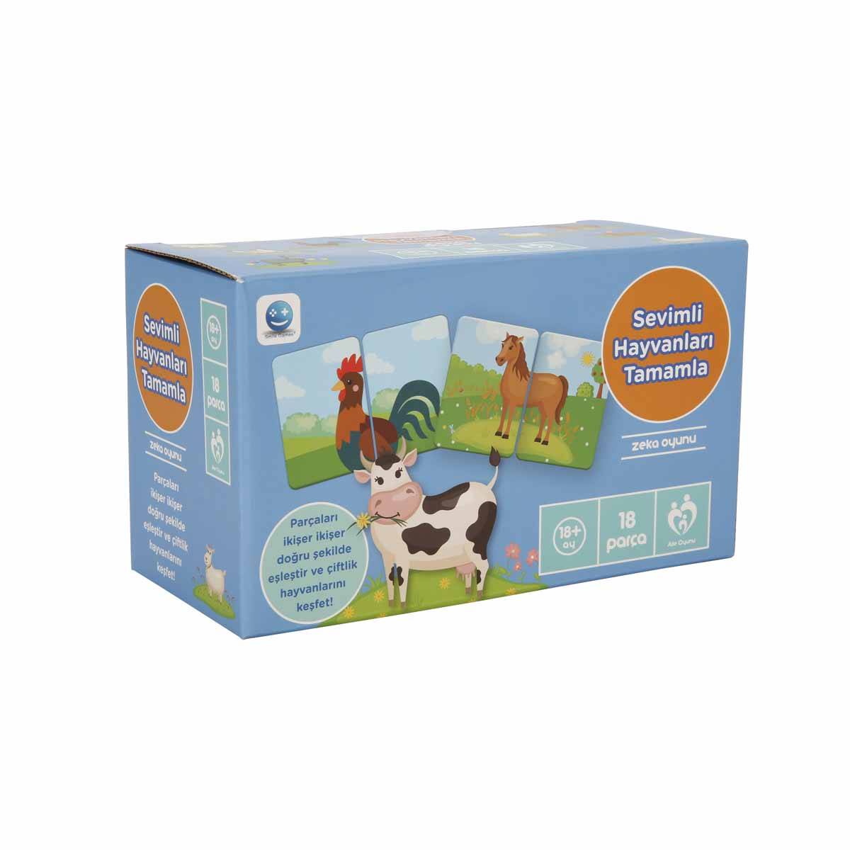Smile Games Sevimli Hayvanları Tamamla Zeka Oyunu