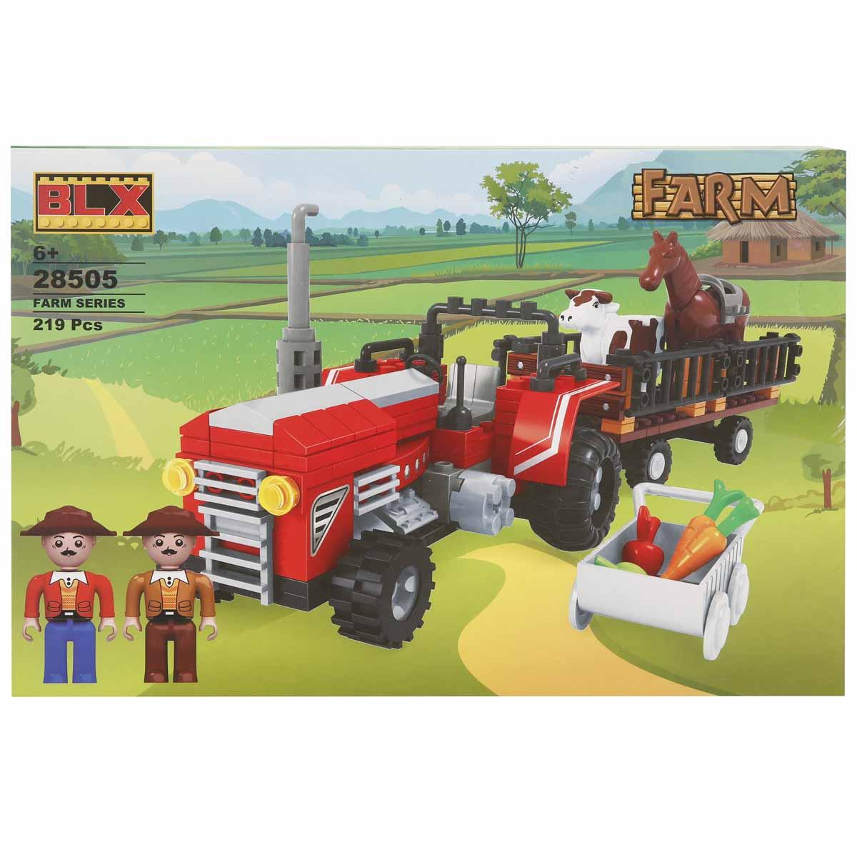 BLX Römorklu At Taşıyan Traktör Çiftlik Yapı Seti