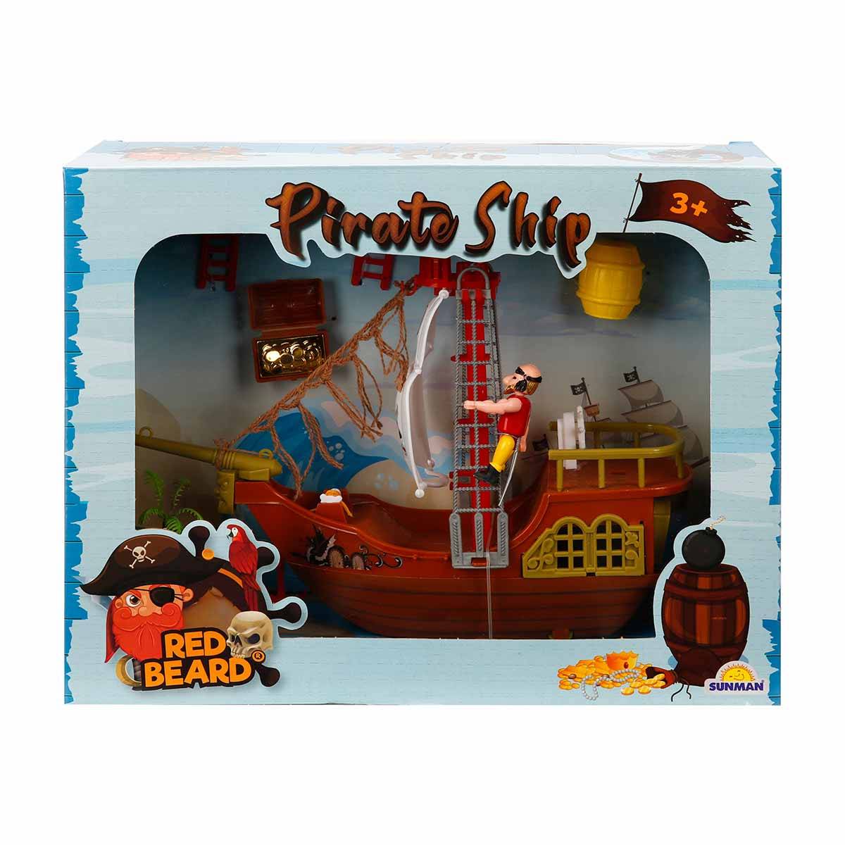 Korsan Oyun Seti Beyaz Yelkenli