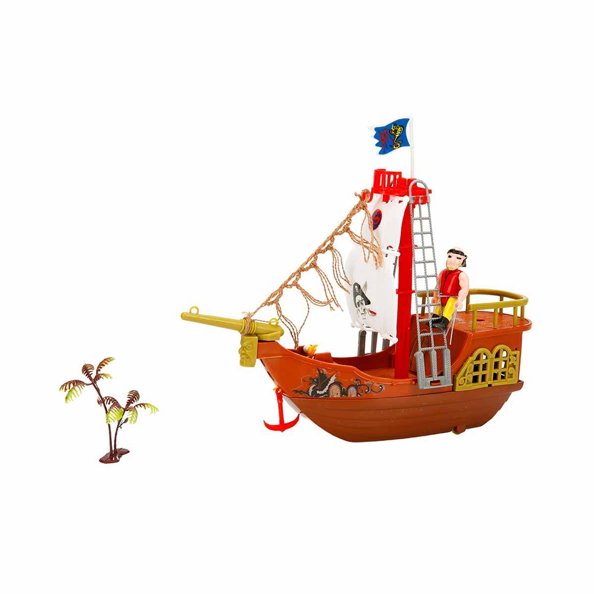 Korsan Oyun Seti Beyaz Yelkenli