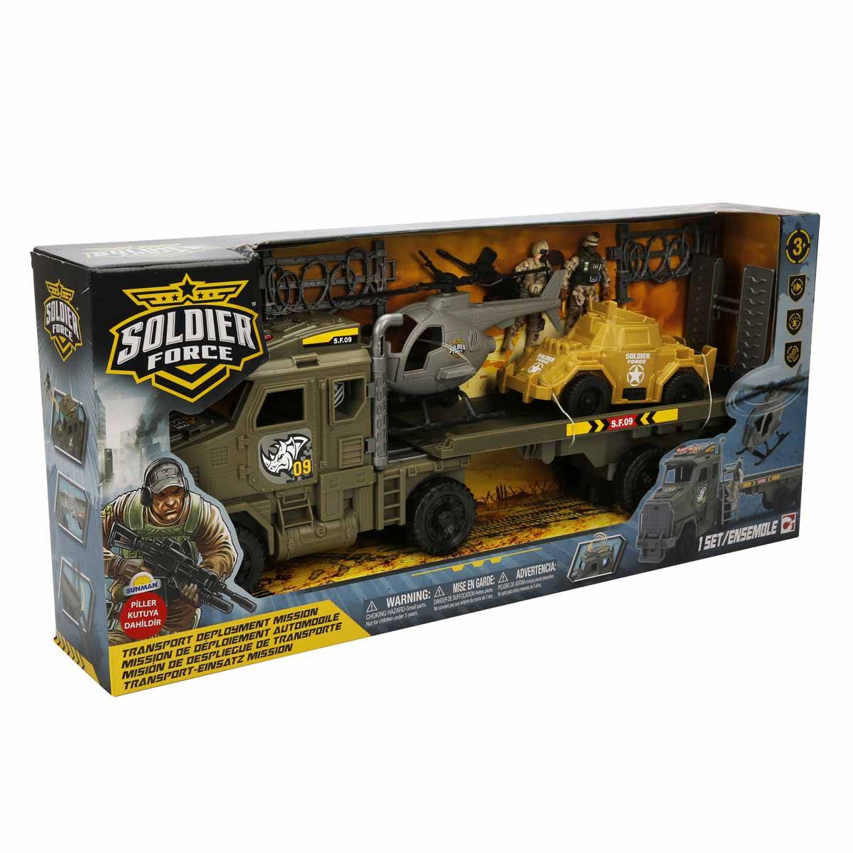Soldier Force Ekipman Taşıma Kamyonu Savaş Seti