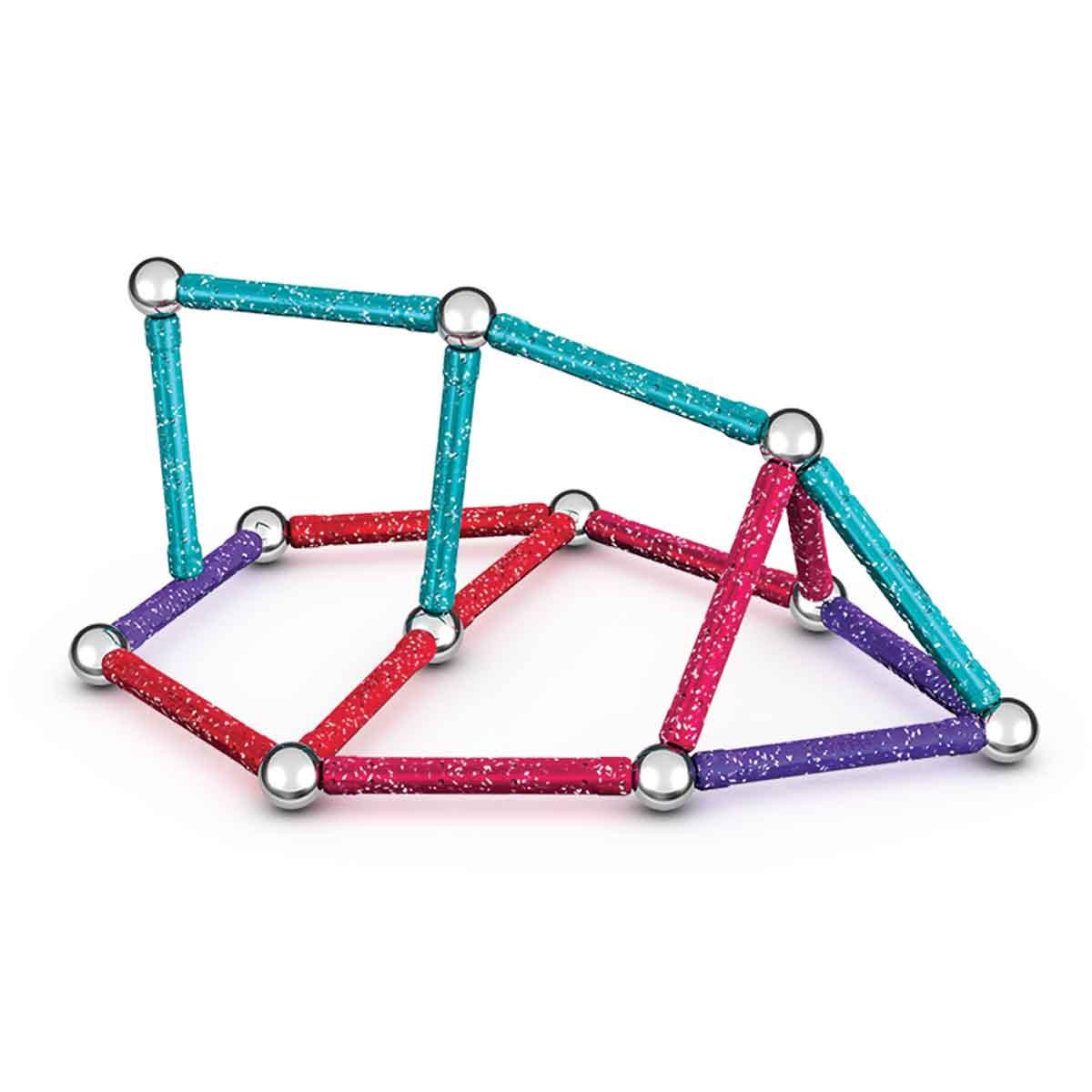 Geomag Glitter Simli Manyetik Zeka Çubukları 60 Parça