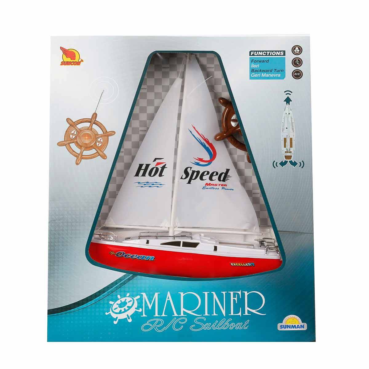 Uzaktan Kumandalı Yelkenli Tekne 38 cm