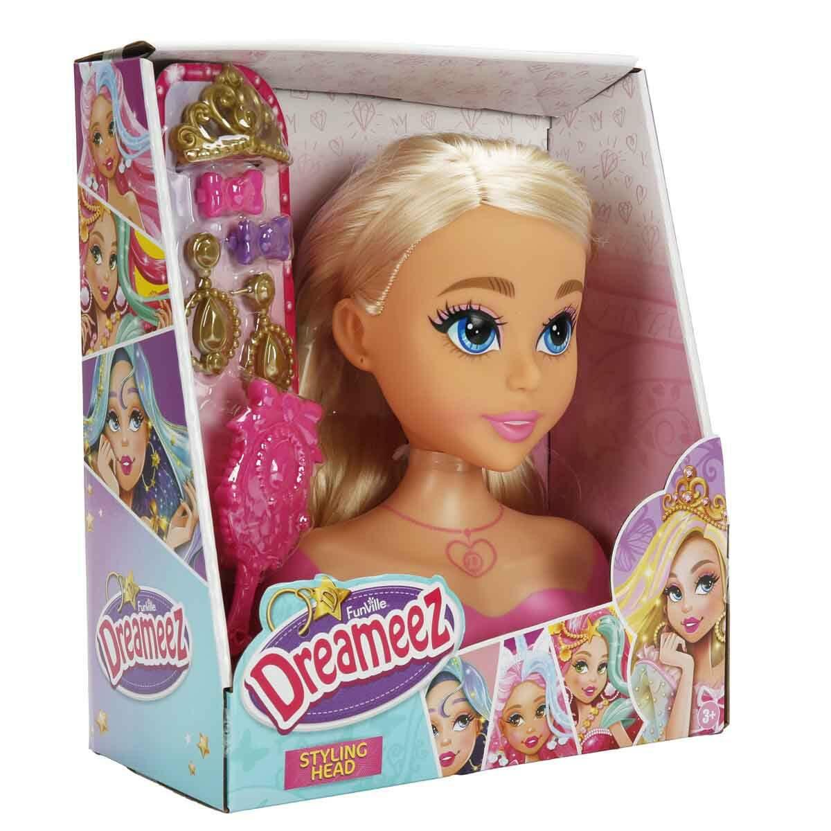 Dreameez Saç Tasarım Büstü Oyun Seti | Prenses Saç Tasarım | Feyza Oyuncak Kuaför Serisi