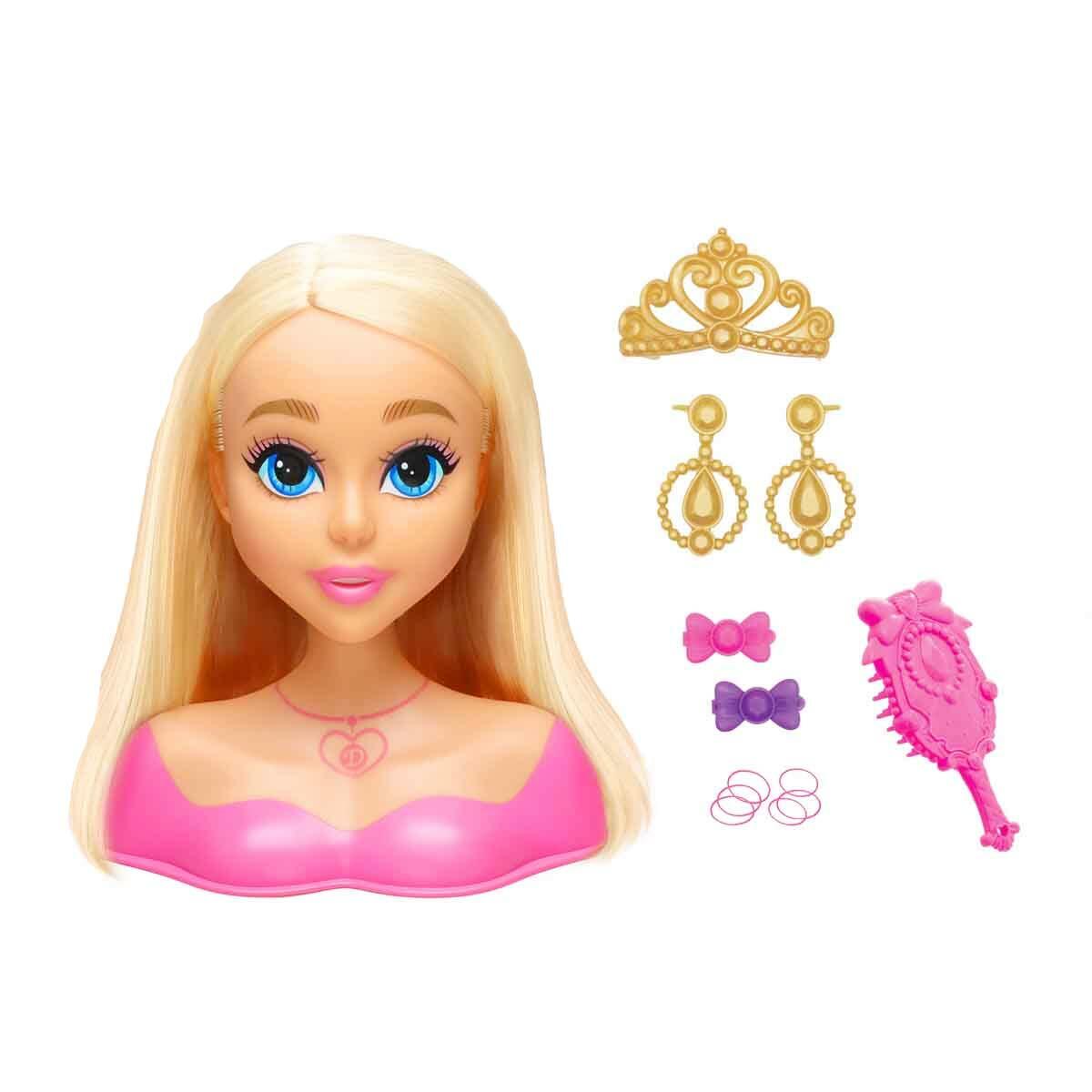 Dreameez Saç Tasarım Büstü Oyun Seti | Prenses Saç Tasarım | Feyza Oyuncak Kuaför Serisi