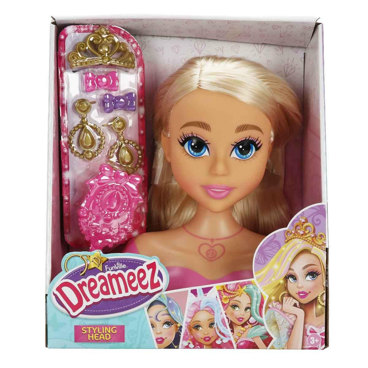 Dreameez Saç Tasarım Büstü Oyun Seti | Prenses Saç Tasarım | Feyza Oyuncak Kuaför Serisi