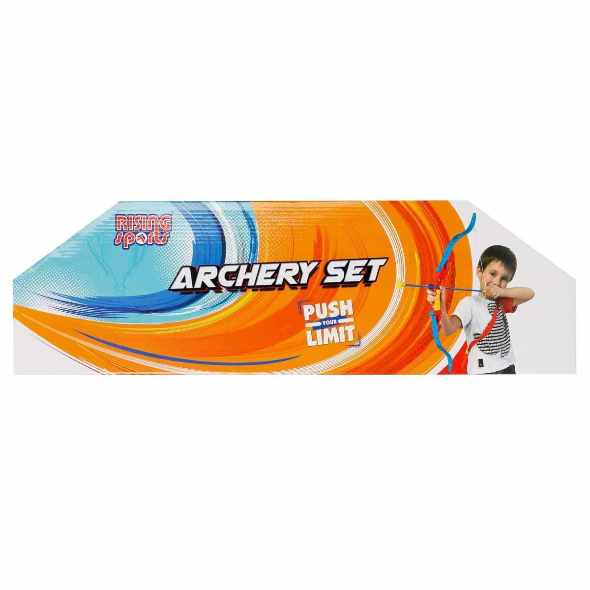 Sadaklı Hedefli 3 Oklu Okçuluk Seti | 69 CM Yay Ve Vakumlu Oklar | Sportif Eğitici Çocuk Ok Takımı