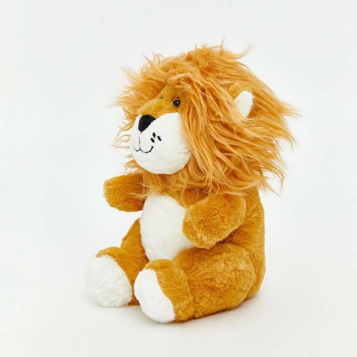 Sarı Pelüş Aslan 27 cm | Welsoft Dokulu Safari Kralı | Güvenli Ve Yıkanabilir Uyku Arkadaşı