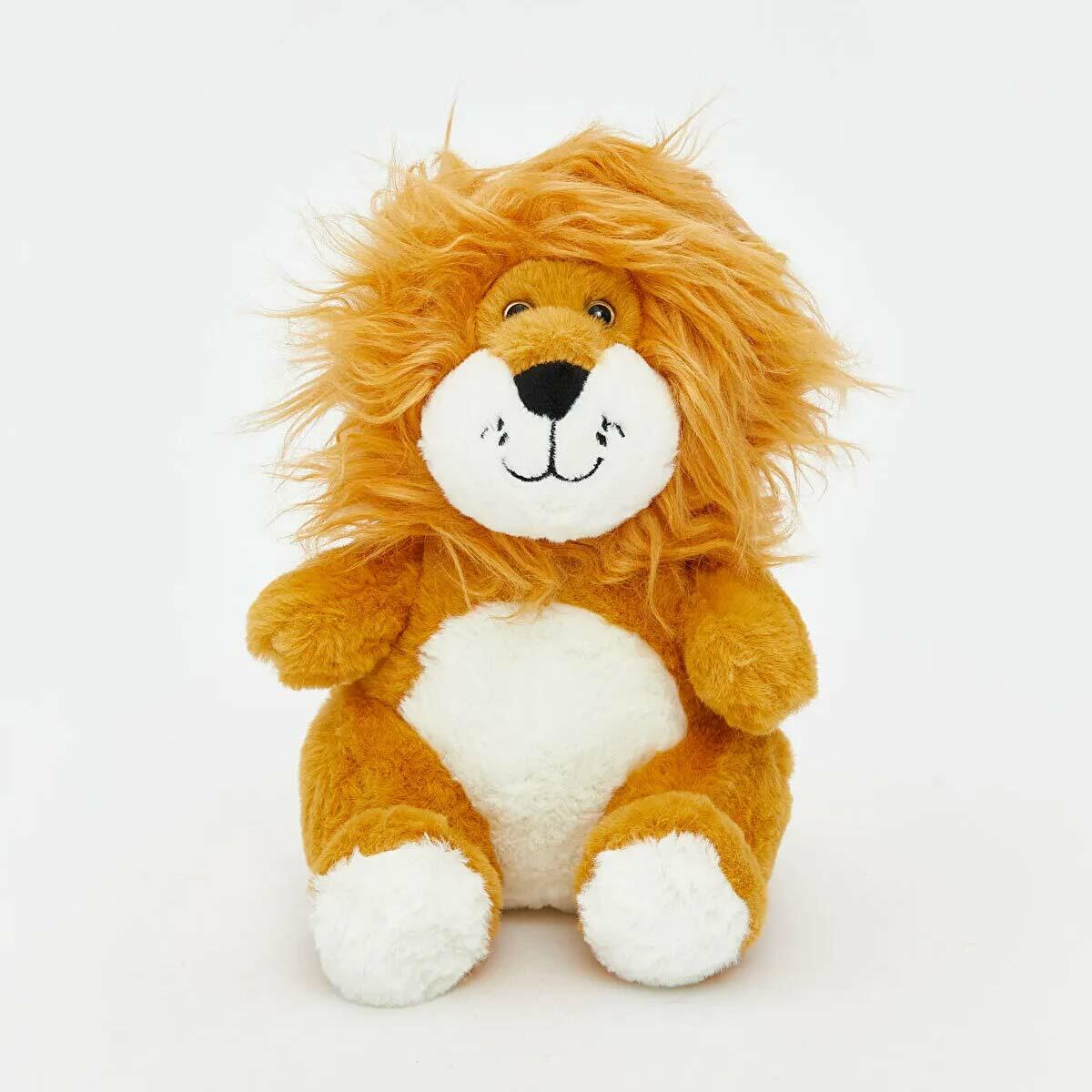 Sarı Pelüş Aslan 27 cm | Welsoft Dokulu Safari Kralı | Güvenli Ve Yıkanabilir Uyku Arkadaşı