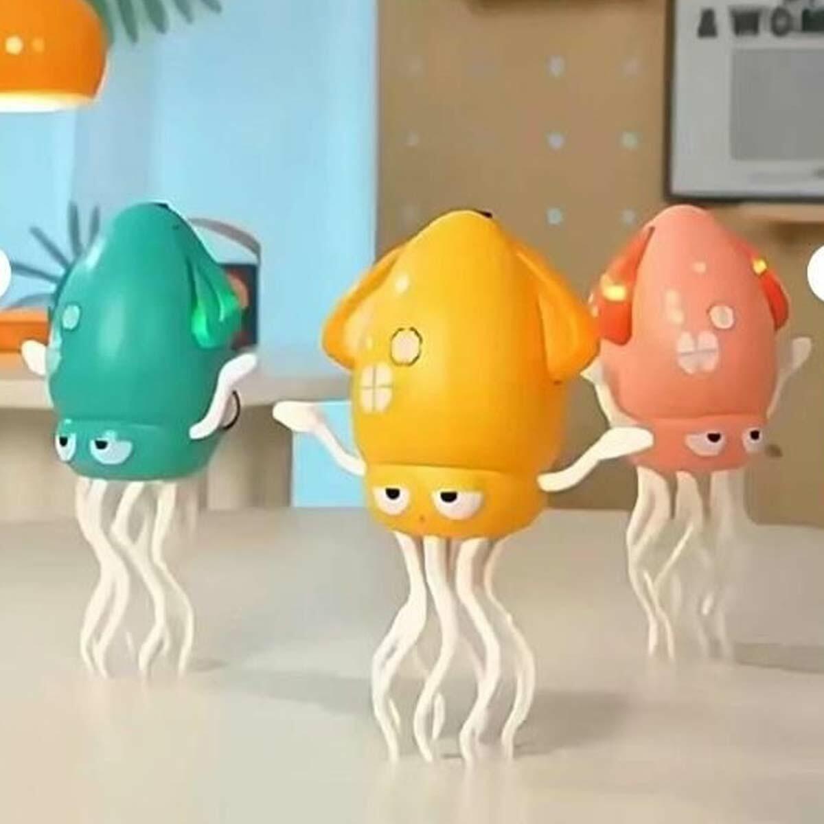 Şarjlı Çok Fonksiyonlu Dans Eden Ahtapot | Sensörlü Ve Hareketli | Feyza Oyuncak İnteraktif Seri