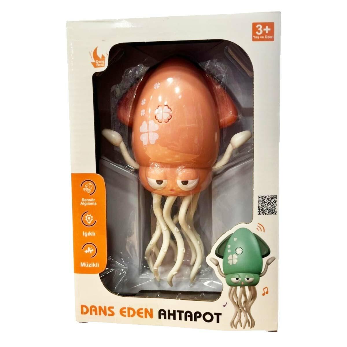 Şarjlı Çok Fonksiyonlu Dans Eden Ahtapot | Sensörlü Ve Hareketli | Feyza Oyuncak İnteraktif Seri