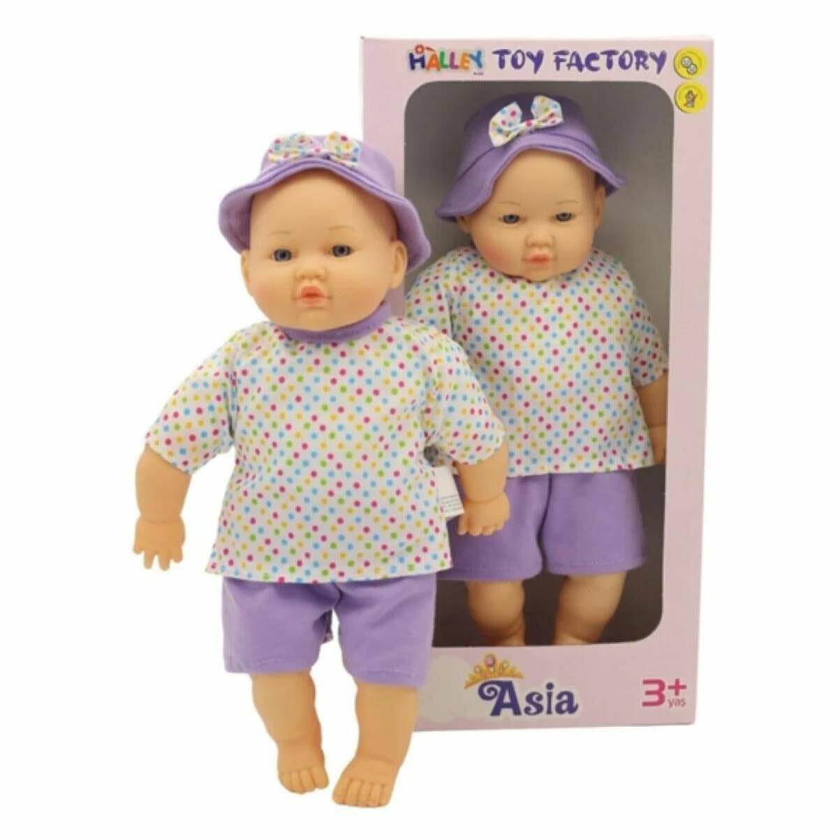 Şarkı Söyleyen Asia Bebek 40 cm – Eğlenceli ve Sevimli Oyun Arkadaşı