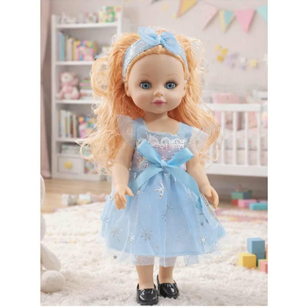 Oyuncak İngilizce Şarkı Söyleyen Et Bebek 36 Cm | Tam Vinil Gerçekçi Dokulu Eğitici Bebek