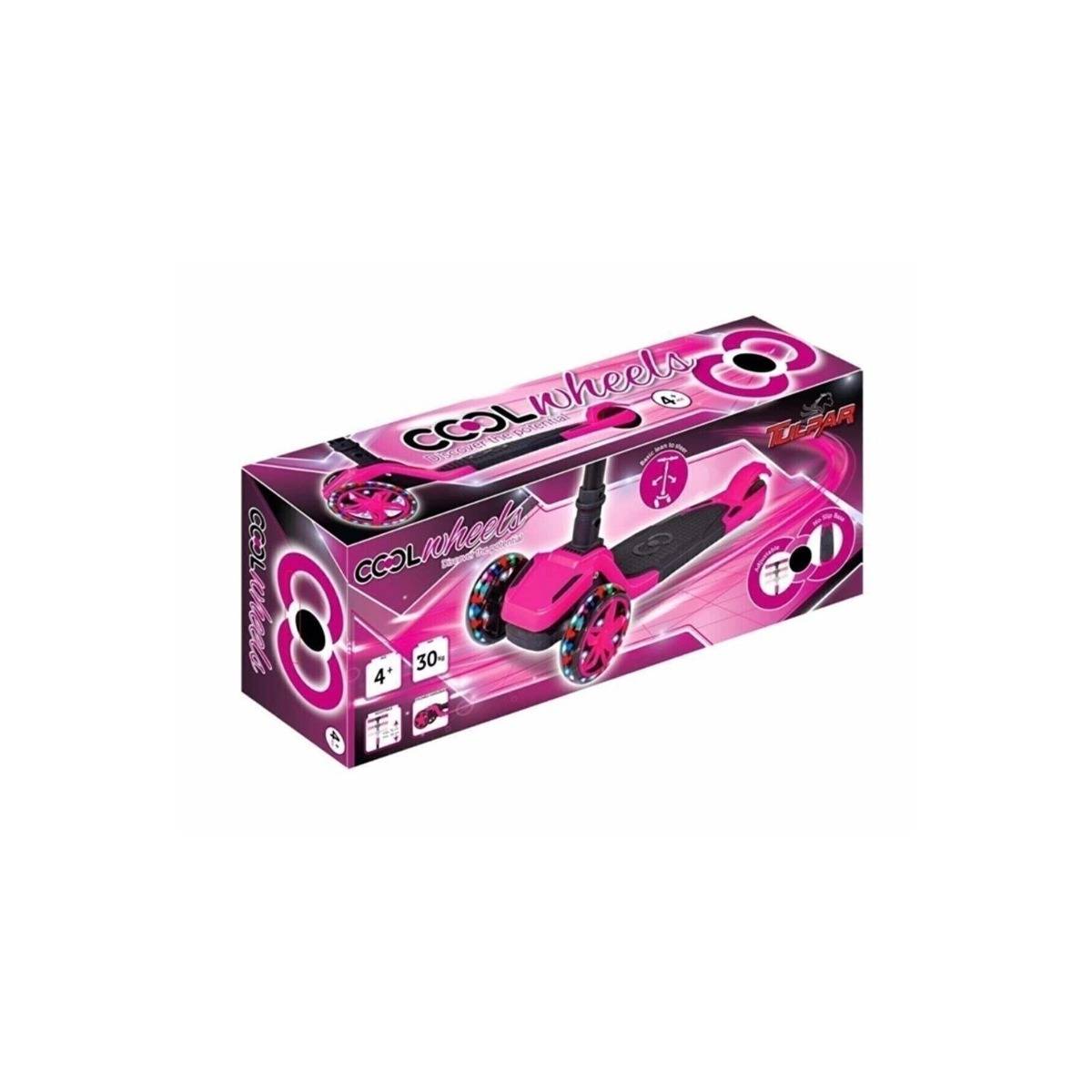 Cool Wheels Tulpar Işıklı Katlanır Scooter - Pembe (4+ Yaş)