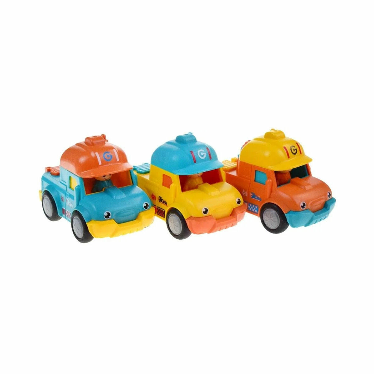 Seher İnersiyon Karikatür Mühendislik Aracı 12'li | Sürtmeli Oyuncak İş Makinesi | 3 Farklı Model Seçeneği | Dayanıklı Plastik Mühendislik Seti