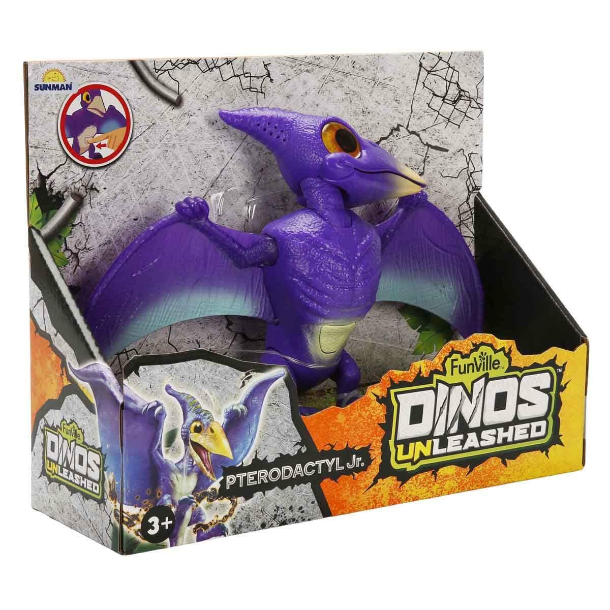 Sesli Ve Hareketli Pterodactyl Jr Dinozor 26 CM | Kanat Çırpan Ve Kükreyen Oyuncak | Feyza Oyuncak Tarih Öncesi Seri