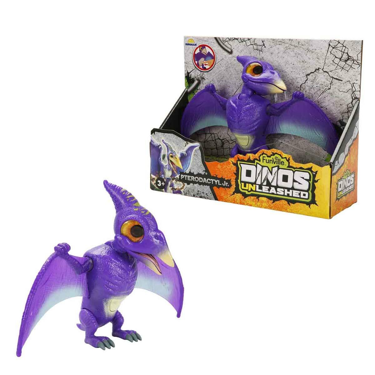 Sesli Ve Hareketli Pterodactyl Jr Dinozor 26 CM | Kanat Çırpan Ve Kükreyen Oyuncak | Feyza Oyuncak Tarih Öncesi Seri