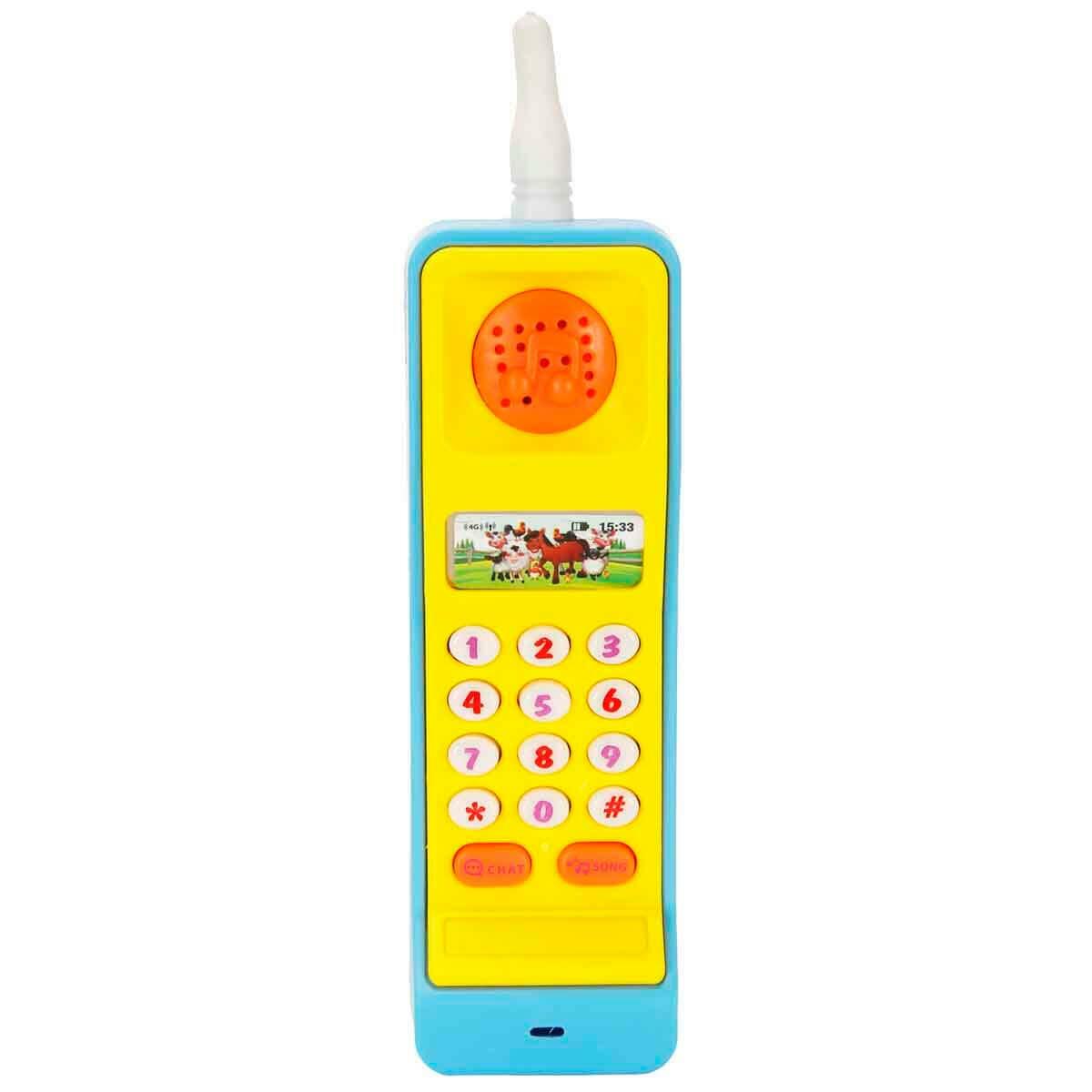 Sesli ve Işıklı Antenli Oyuncak Telefon | İngilizce Rakam Öğretici | Eğitici İlk Telefonum Oyun Seti