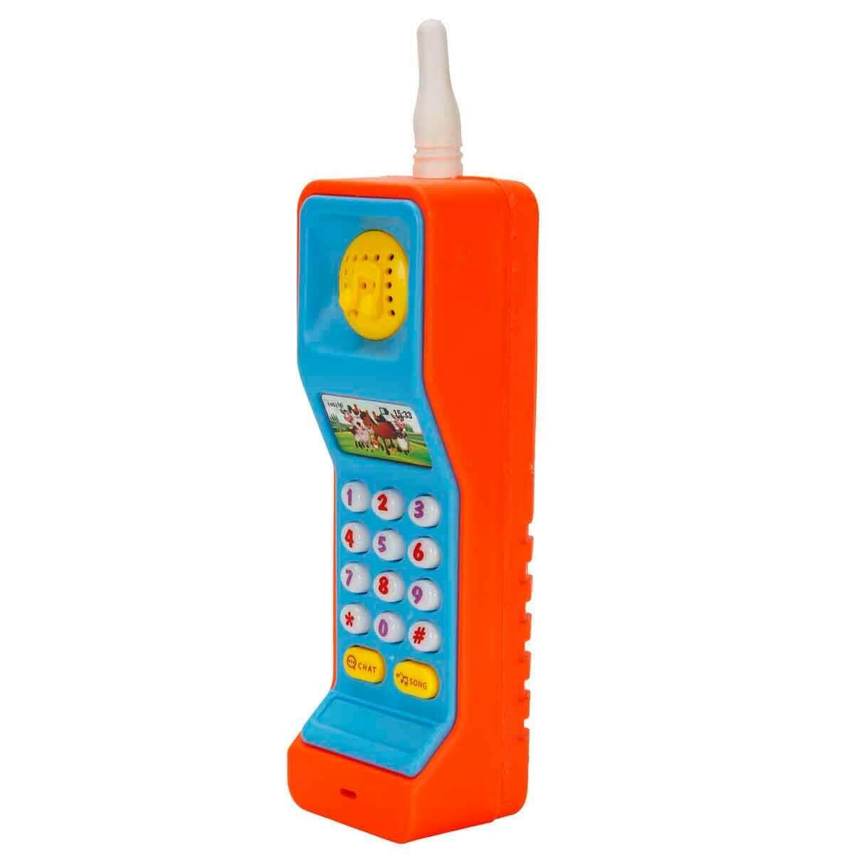 Sesli ve Işıklı Antenli Oyuncak Telefon | İngilizce Rakam Öğretici | Eğitici İlk Telefonum Oyun Seti