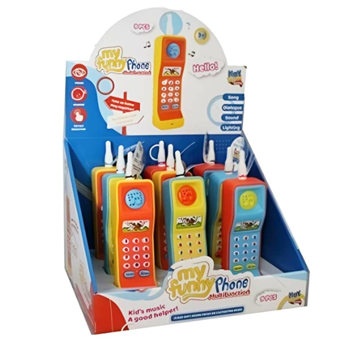 Sesli ve Işıklı Antenli Oyuncak Telefon | İngilizce Rakam Öğretici | Eğitici İlk Telefonum Oyun Seti