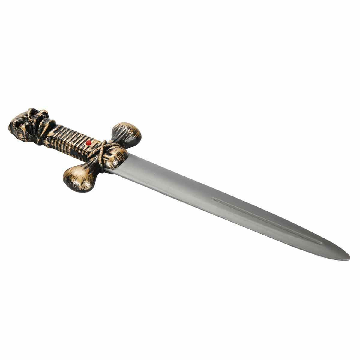 Sesli Ve Işıklı Korkusuz Korsan Seti | 44 cm Korsan Kılıcı | Işıklı Kuru Kafa Kostüm Aksesuarı