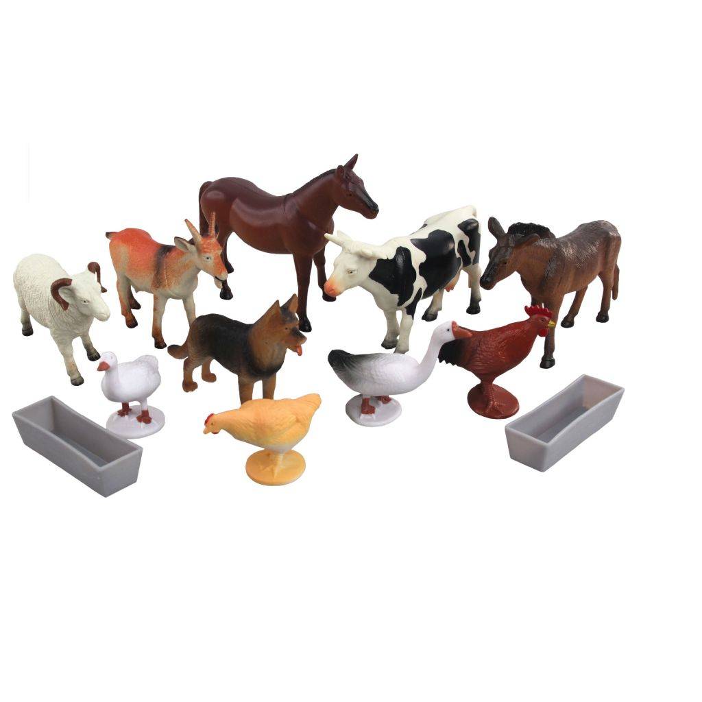 Kutulu 12 Parça Çiftlik Hayvanları Seti