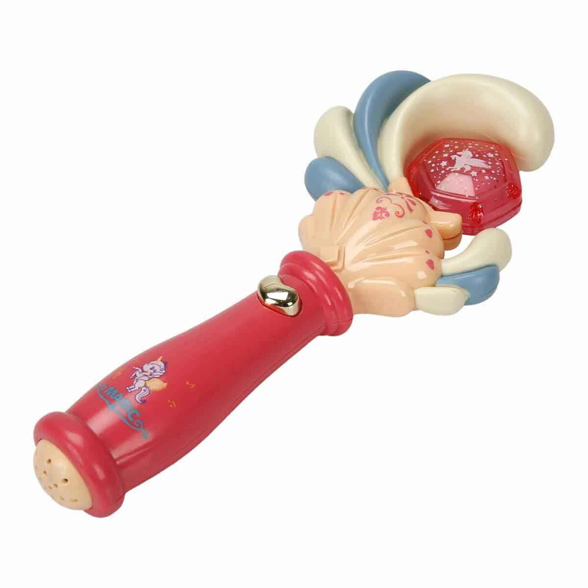 Sesli ve Işıklı Sihirli Asa | Prenses ve Peri Kostüm Aksesuarı | Işıklı ve Sesli İnteraktif Oyuncak Asa | 3 Farklı Renk Seçeneği