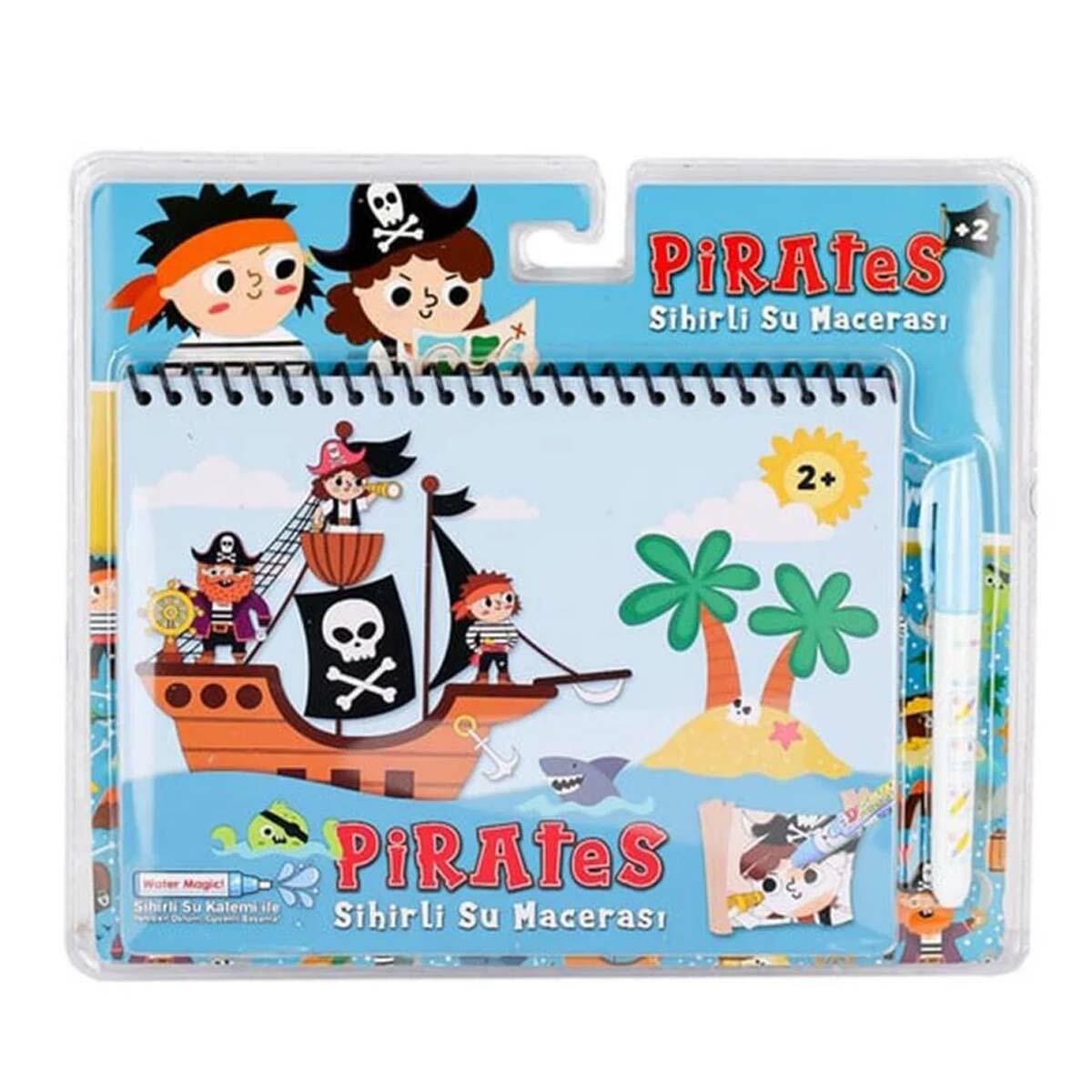 Sihirli Suyla Boyama Kitabı | Çiftlik, Korsanlar Ve Denizkızı Serisi | Tekrar Kullanılabilir Magic Water Painting