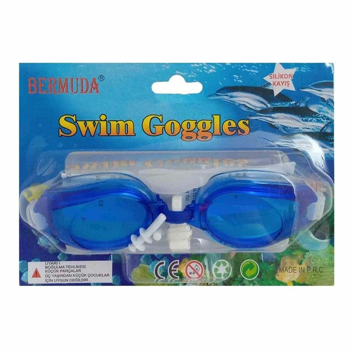 Silikon Kayışlı Yüzücü Gözlüğü | Sızdırmaz Yumuşak Kenarlar, Ayarlanabilir Konfor ve Hediye Aksesuarlar