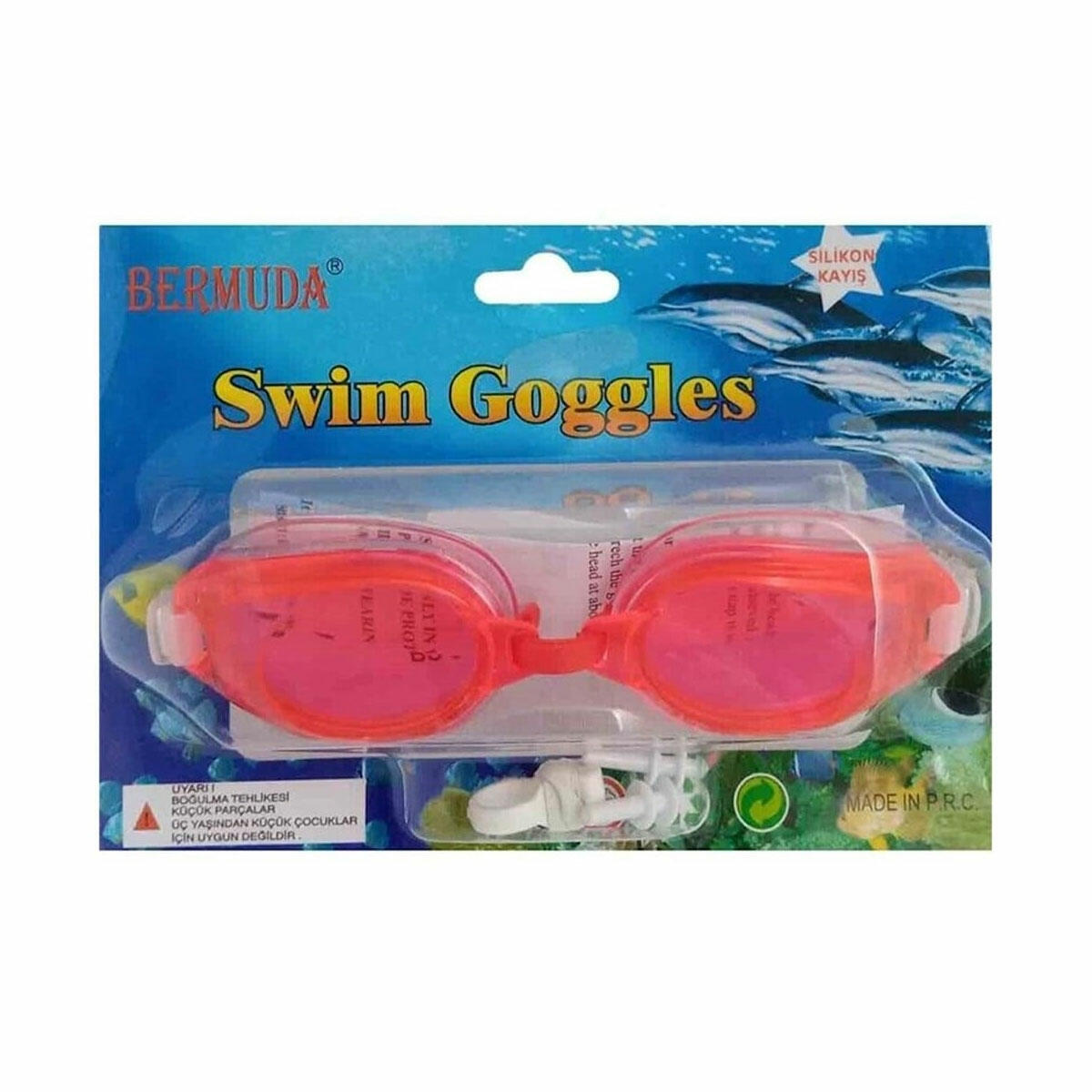 Silikon Kayışlı Yüzücü Gözlüğü | Sızdırmaz Yumuşak Kenarlar, Ayarlanabilir Konfor ve Hediye Aksesuarlar