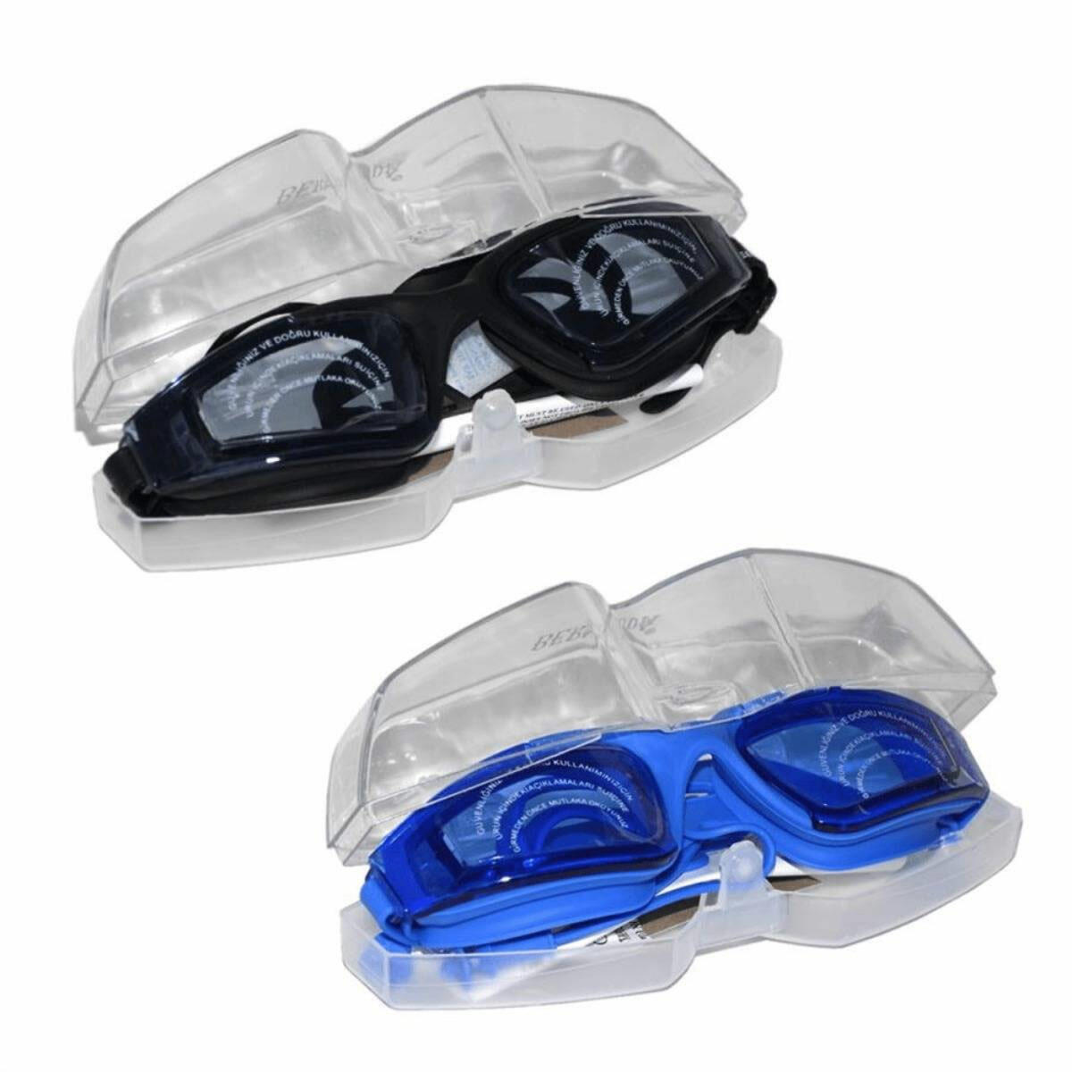 Silikon Kulaklıklı Sörf Yüzücü Gözlüğü – Konforlu ve Suya Dayanıklı