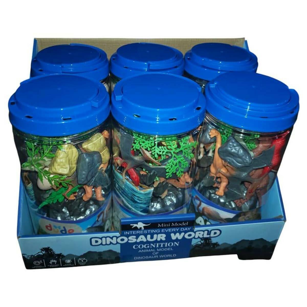 Silindir Kutuda Dinozorlar Dünyası Figür Seti | 25 CM Eğitici Figür Seti | Feyza Oyuncak Tarih Öncesi Seri