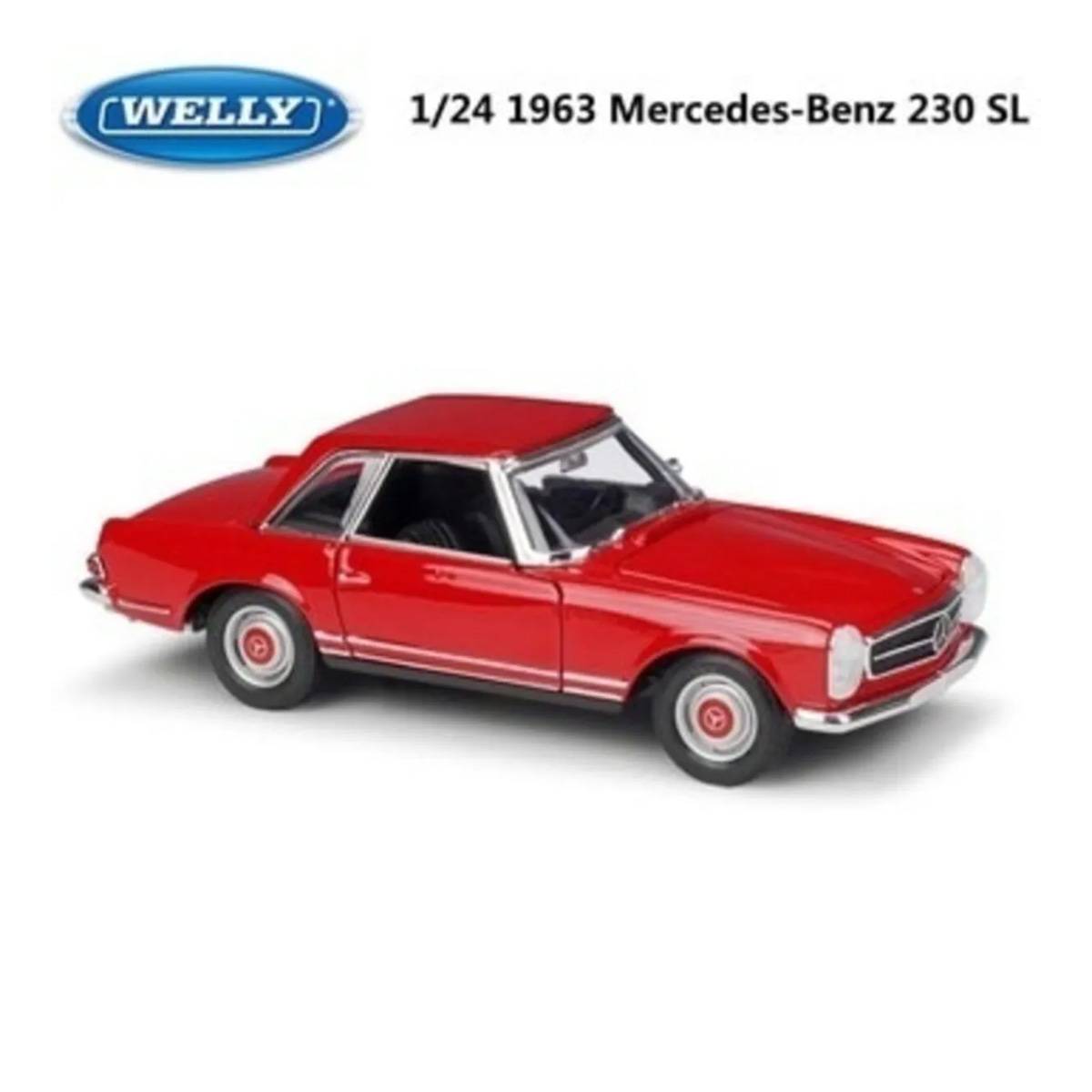 Welly 1:24 Mercedes-Benz 230SL 1963 Model Araba