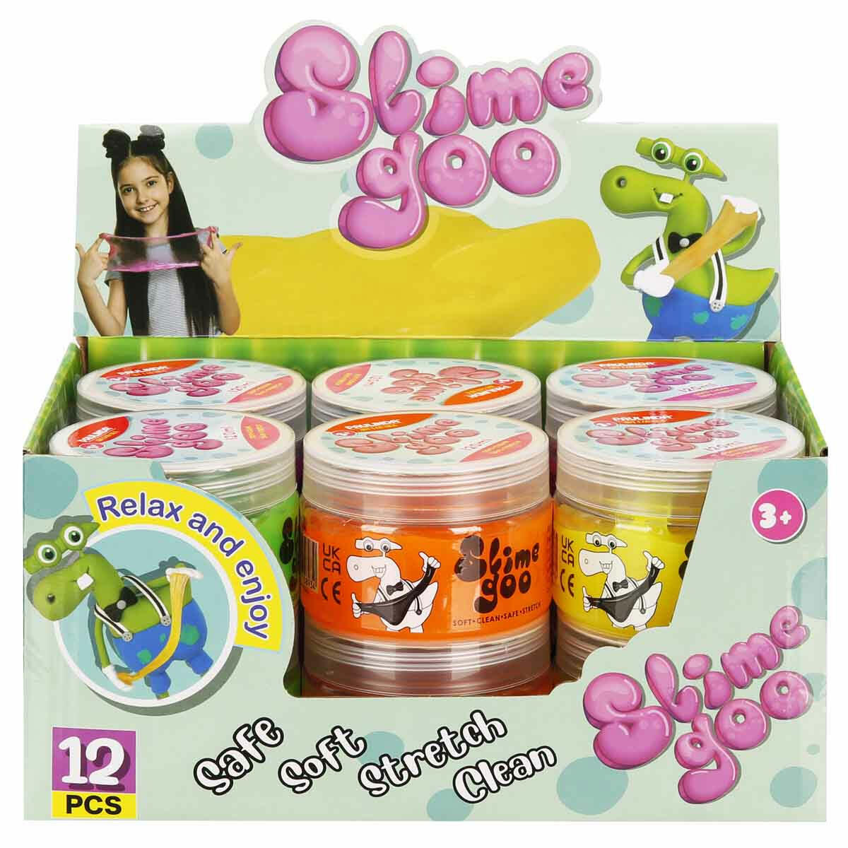 Slime Goo Renkli Slime 120 ml | Yumuşak ve Esnek Yapısıyla Yaratıcılığı Geliştiren Duyusal Oyun
