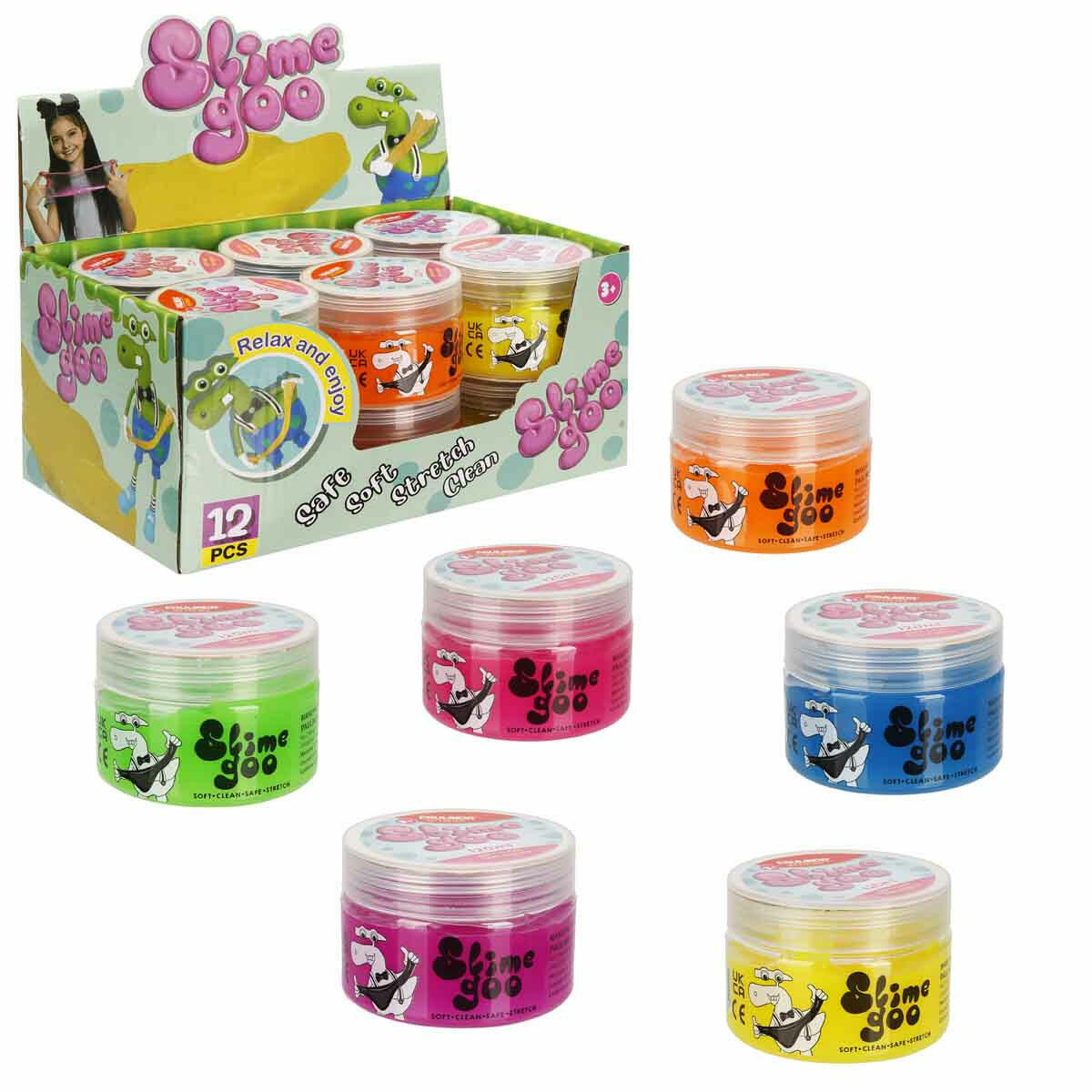 Slime Goo Renkli Slime 120 ml | Yumuşak ve Esnek Yapısıyla Yaratıcılığı Geliştiren Duyusal Oyun