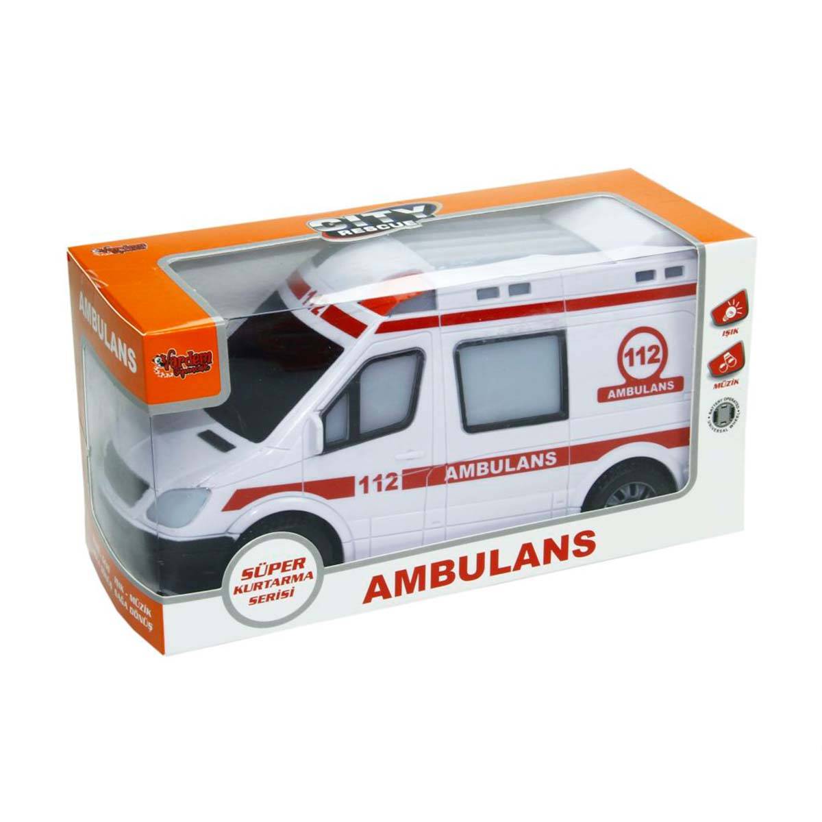 Çarp Dön Pilli Ambulans ve İtfaiye Arabası