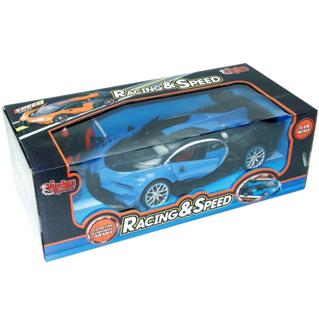 Uzaktan Kumandalı 1/14 Kapıları Açılan Şarjlı Bugatti Araba