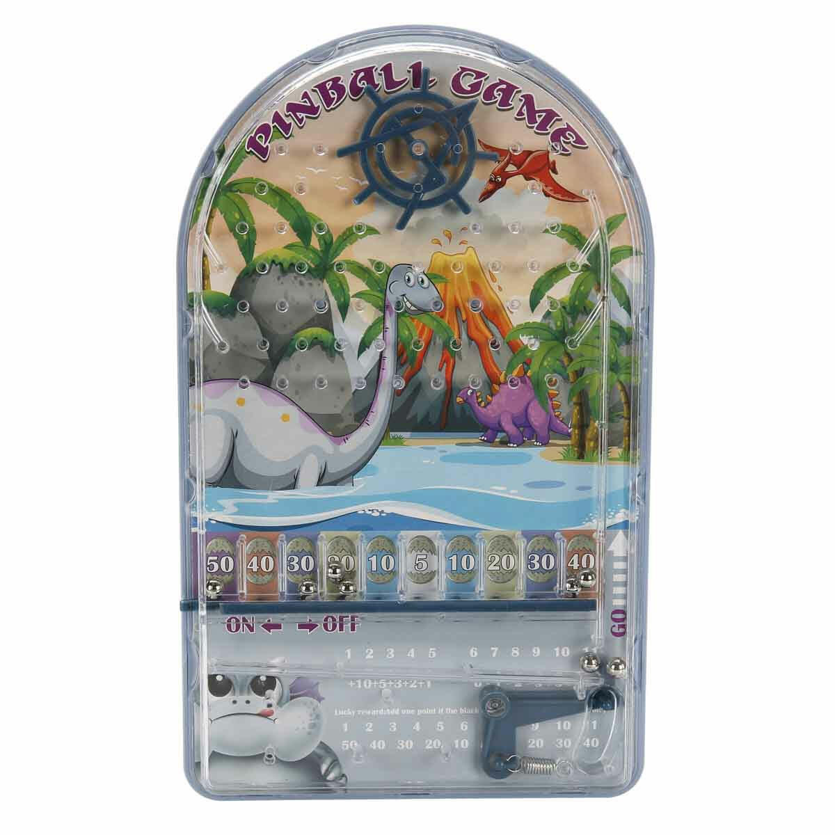 Smile Games Dinozor Temalı Pinball | Eğitici Masaüstü Beceri Oyunu | Çocuklar İçin Strateji ve Odaklanma Geliştiren Pinball Seti