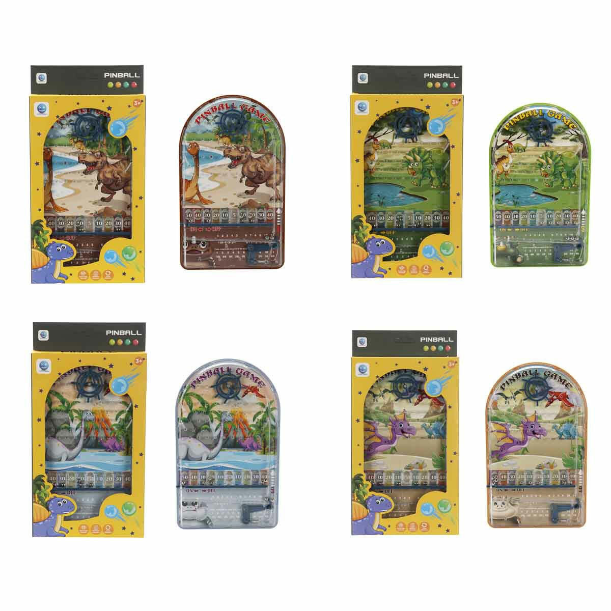 Smile Games Dinozor Temalı Pinball | Eğitici Masaüstü Beceri Oyunu | Çocuklar İçin Strateji ve Odaklanma Geliştiren Pinball Seti