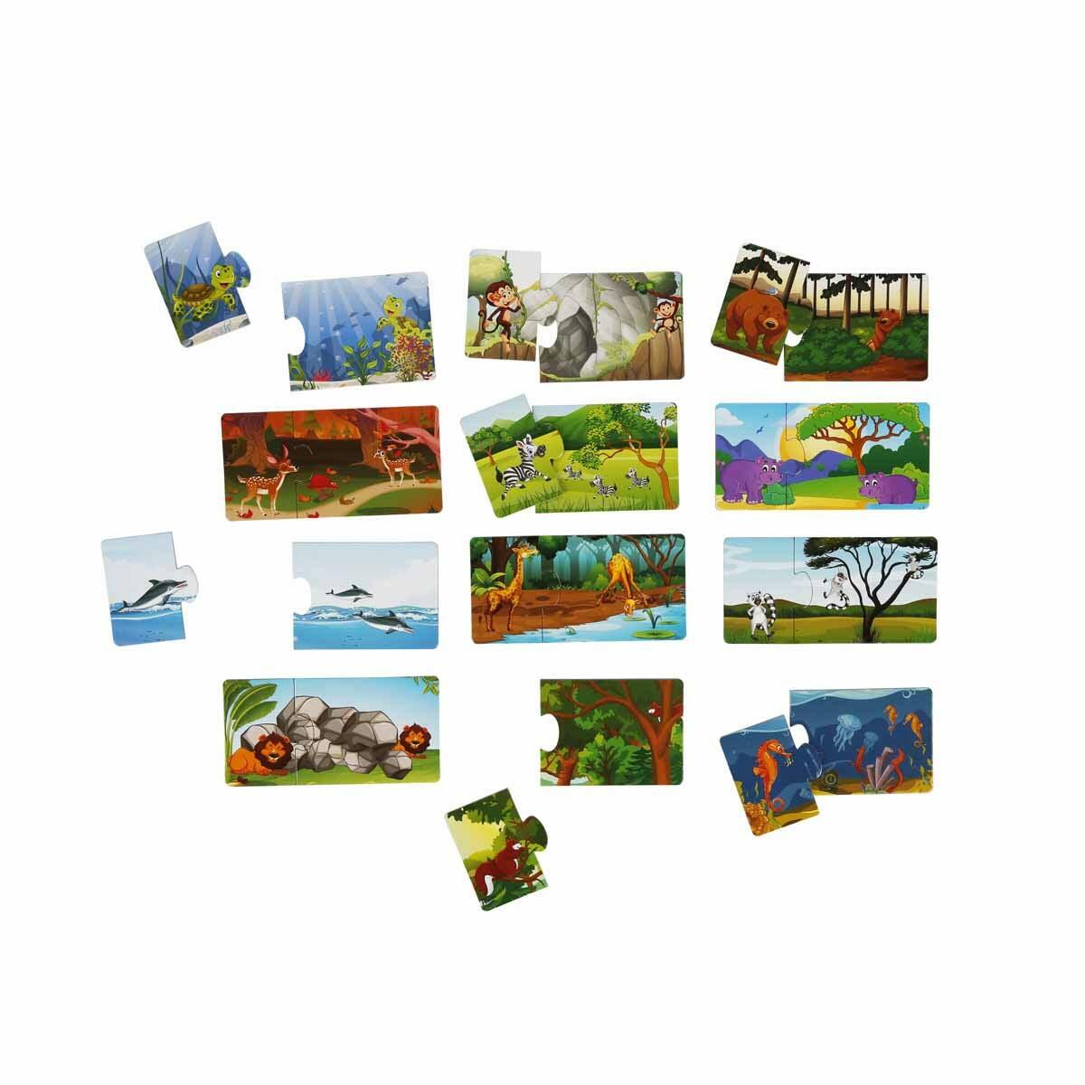 Smile Games İlk Keşiflerim - Sevimli Doğa Hayvanları | Eğitici Eşleştirme Oyunu | Okul Öncesi Hayvan Ve Yaşam Alanı Kartları